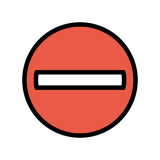 第禁止通行号为第OpenMoji 16.0号