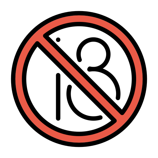 Proibido Para Menores De 18 Anos para OpenMoji 16.0