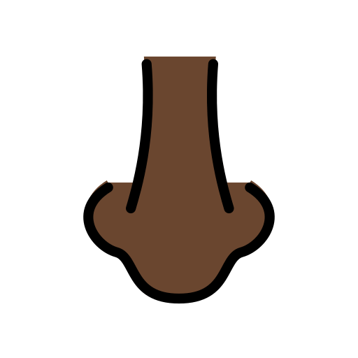 Nariz: Pele Escura para OpenMoji 16.0