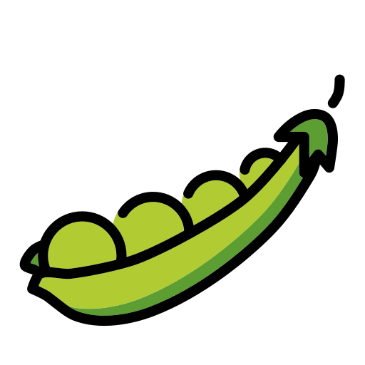 Μπιζέλι λοβό για OpenMoji 16.0