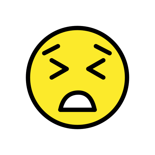 Rosto Perseverante para OpenMoji 16.0