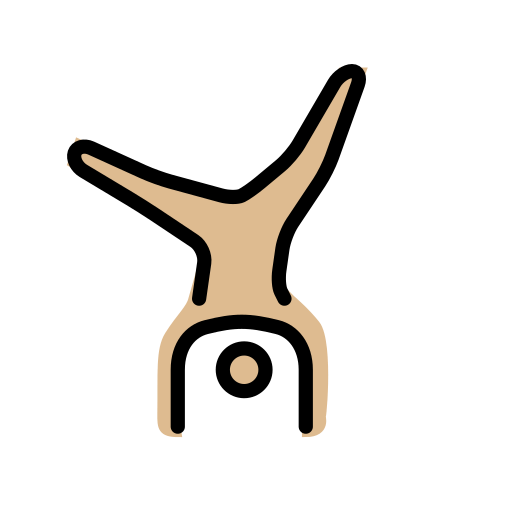 Pessoa Fazendo Estrela: Pele Morena Clara para OpenMoji 16.0