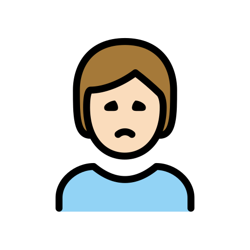 Franzindo A Sobrancelha: Pele Clara para OpenMoji 16.0