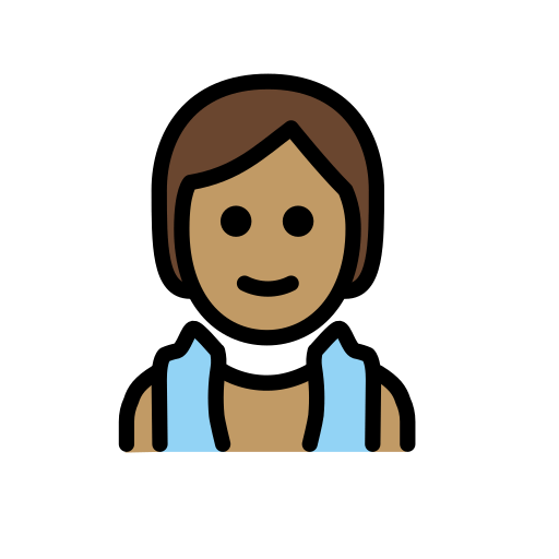 Pessoa Na Sauna: Pele Morena para OpenMoji 16.0