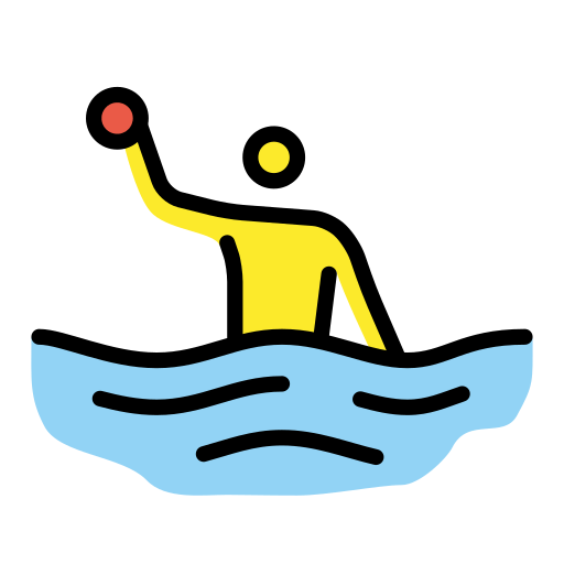 Pessoa Jogando Polo Aquático para OpenMoji 16.0