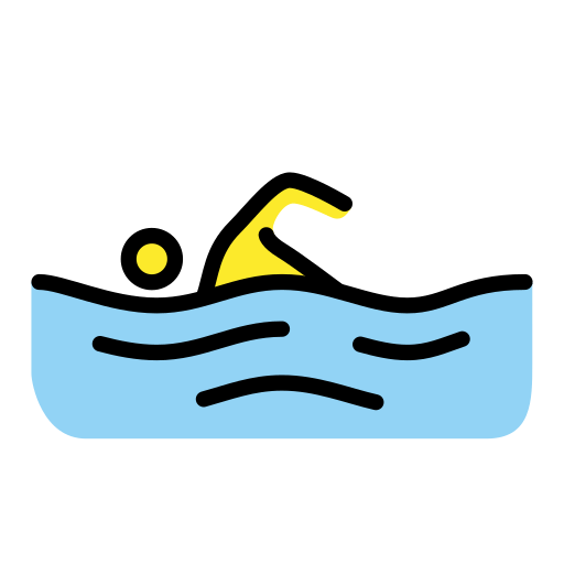 Pessoa Nadando para OpenMoji 16.0