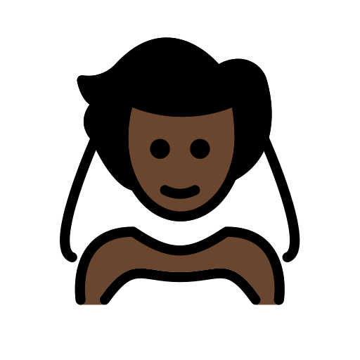 Наречена: дуже темний тон шкіри для OpenMoji 16.0