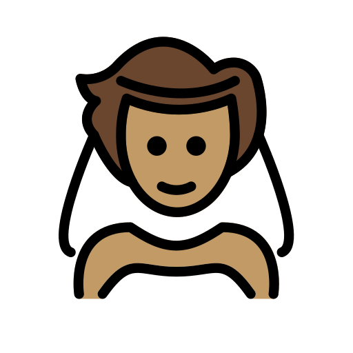 Noiva: Pele Morena para OpenMoji 16.0