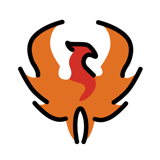 Burung phoenix untuk OpenMoji 16.0