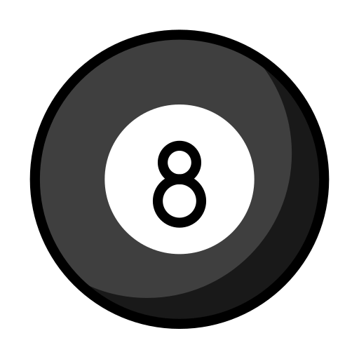 Pool 8 Ball for OpenMoji 16.0