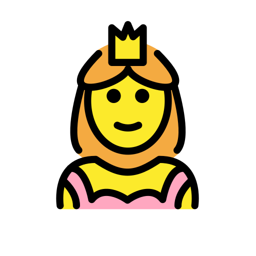 Princesa para OpenMoji 16.0