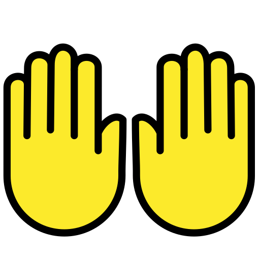 Mãos Para Cima para OpenMoji 16.0