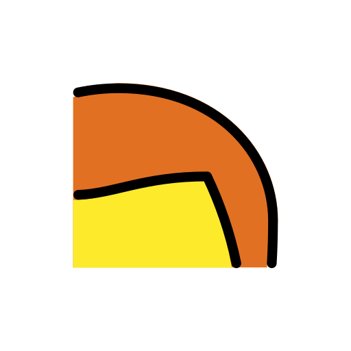 Cabelo Vermelho para OpenMoji 16.0