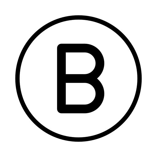 Региональный индикатор Символ Буква B для OpenMoji 16.0