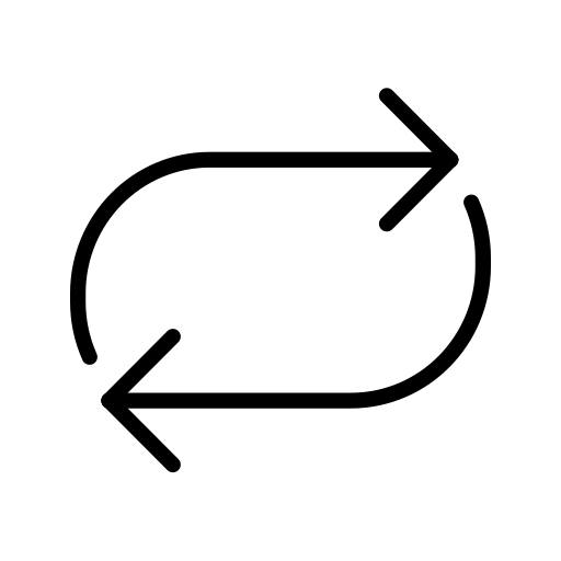 घड़ी की दिशा में तीर OpenMoji 16.0 के लिए