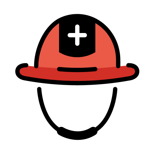 Rescue Worker’s Helmet for OpenMoji 16.0