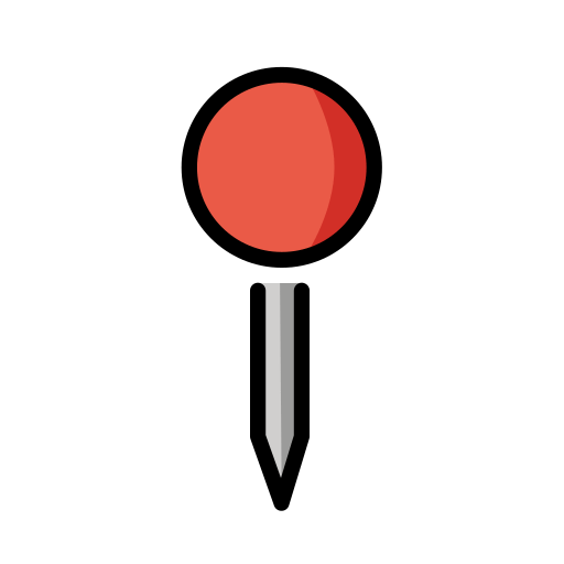 Round Pushpin for OpenMoji 16.0