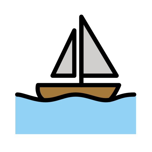 Sailboat for OpenMoji 16.0
