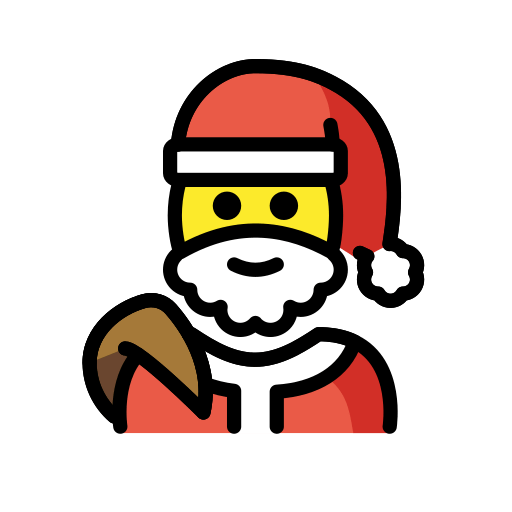 Papai Noel para OpenMoji 16.0