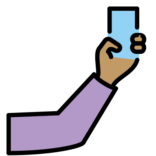 Selfie: Pele Morena para OpenMoji 16.0