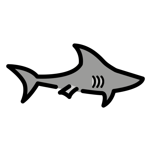 Shark for OpenMoji 16.0