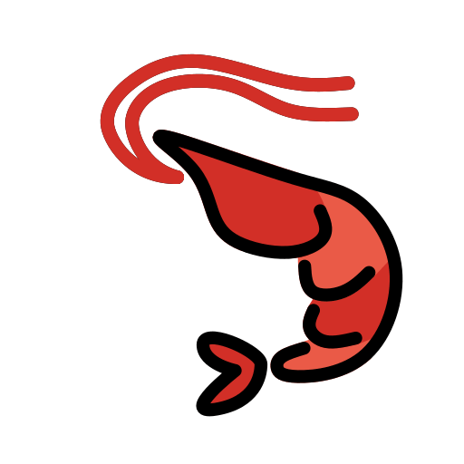 Camarão para OpenMoji 16.0