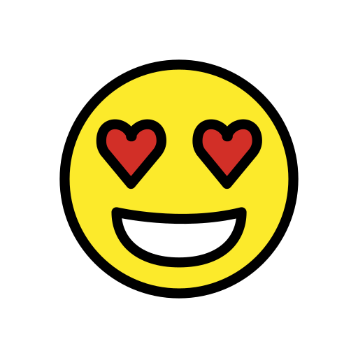 Закохане обличчя для OpenMoji 16.0