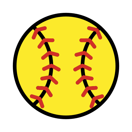 Softball für OpenMoji 16.0