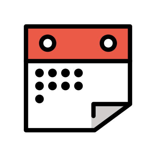 Перекидний календар для OpenMoji 16.0