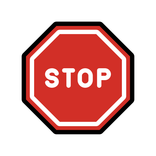 Stop Sign for OpenMoji 16.0