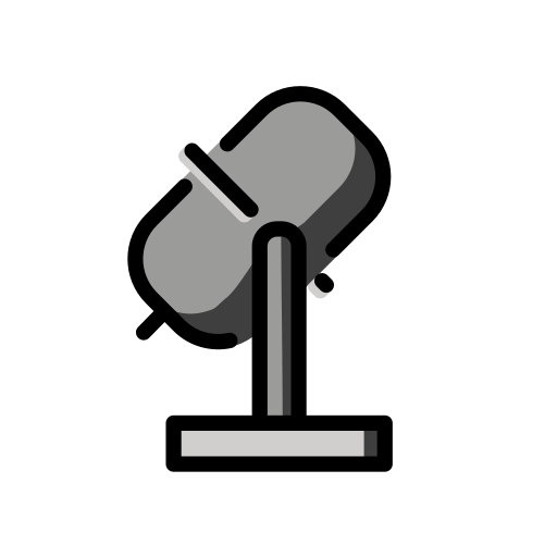 第录音室麦克风号为第OpenMoji 16.0号