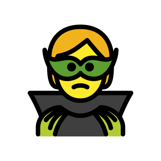 Supervilão para OpenMoji 16.0