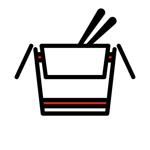 Коробка для еды на вынос для OpenMoji 16.0