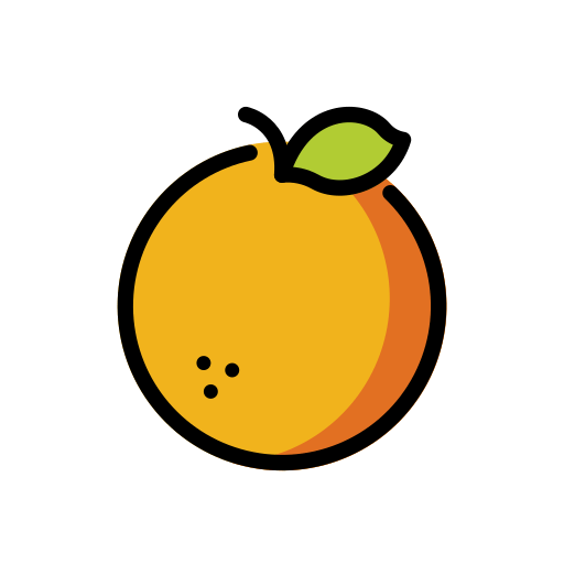 Tangerina para OpenMoji 16.0