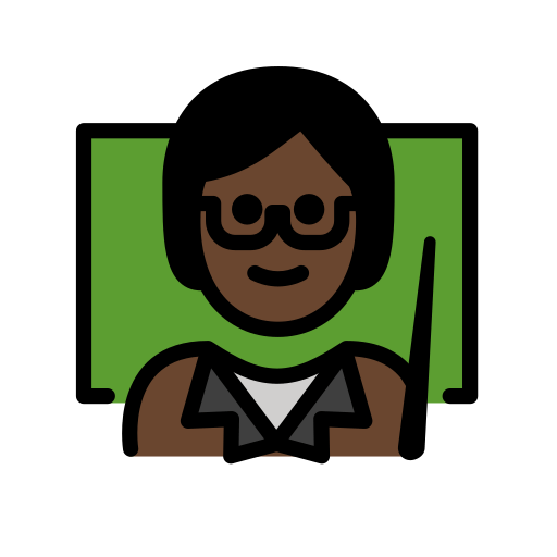Педагог: дуже темний тон шкіри для OpenMoji 16.0