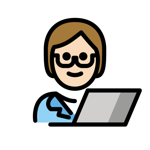 Інженер: дуже світлий тон шкіри для OpenMoji 16.0