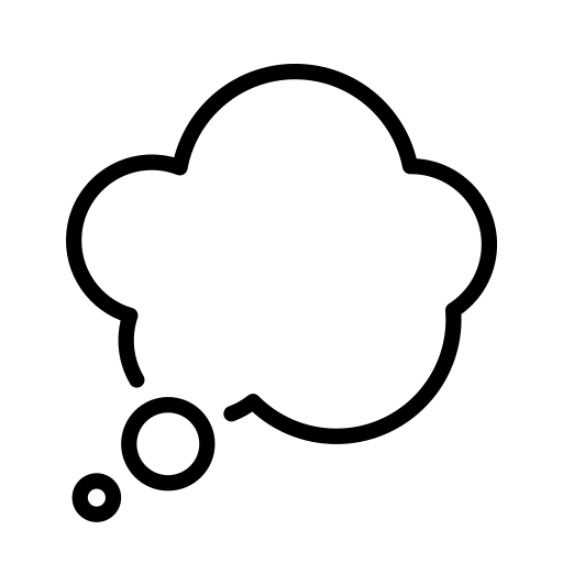 Thought Balloon for OpenMoji 16.0