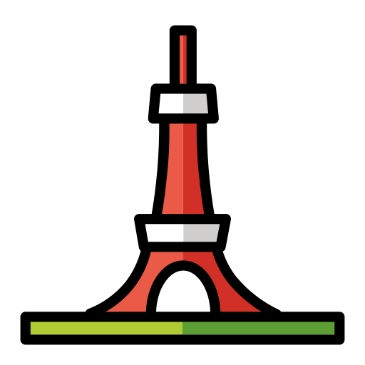 Токийская башня для OpenMoji 16.0