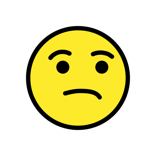 Unamused Face for OpenMoji 16.0