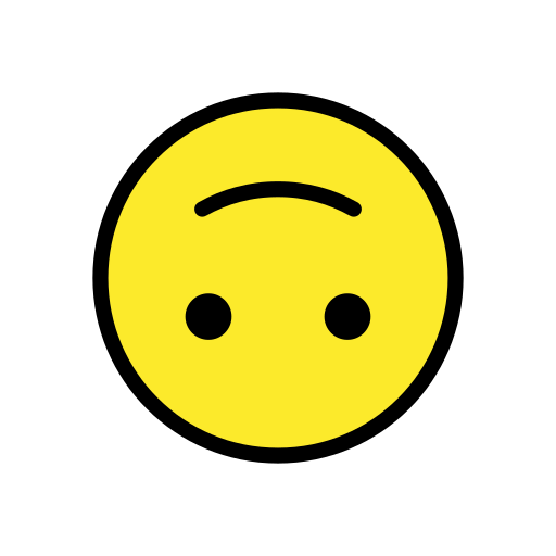 Upside-Down Face for OpenMoji 16.0
