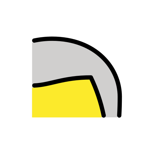 Cabelo Branco para OpenMoji 16.0