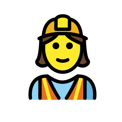 第女建筑工人号为第OpenMoji 16.0号