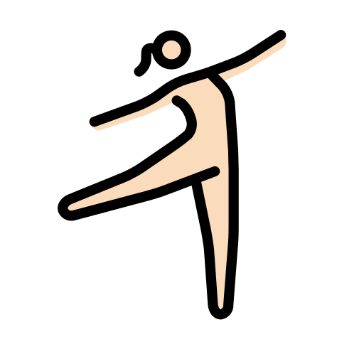 Mulher Dançando: Pele Clara para OpenMoji 16.0
