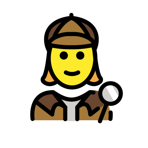 Detektif wanita untuk OpenMoji 16.0
