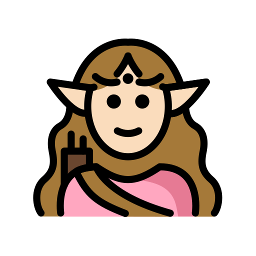 Elfa: Pele Clara para OpenMoji 16.0