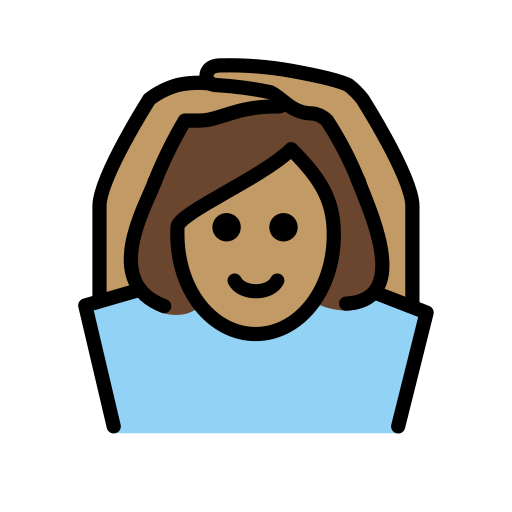 Mulher Fazendo Gesto De “Ok”: Pele Morena para OpenMoji 16.0