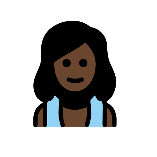 Mulher Na Sauna: Pele Escura para OpenMoji 16.0