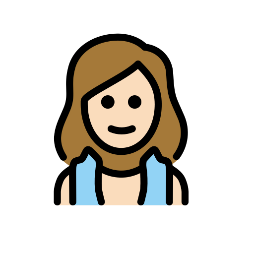 Mulher Na Sauna: Pele Clara para OpenMoji 16.0