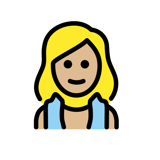 Mulher Na Sauna: Pele Morena Clara para OpenMoji 16.0