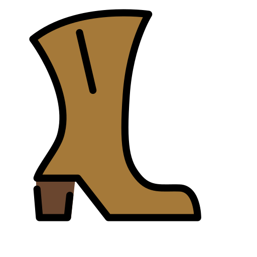 Sepatu bot wanita untuk OpenMoji 16.0